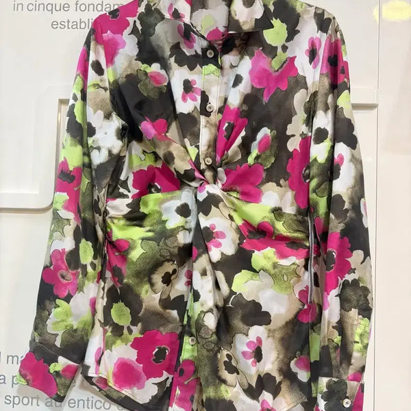 [BUNJANG] Moschino Flower Pattern Shirt / 모스키노플라워패턴셔츠