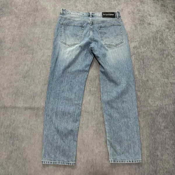 [BUNJANG] Solid Homme Washed Denim Pants 32 / 32 솔리드옴므 데님 팬츠 연청