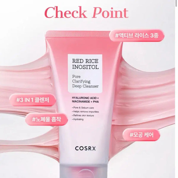 [BUNJANG] COSRX Red Rice Etoinositol Pore Clarifying Deep Cleanser 150ml / [새상품] 코스알엑스 레드 라이스 이노시톨 포어 클래리파잉 딥 클렌저
