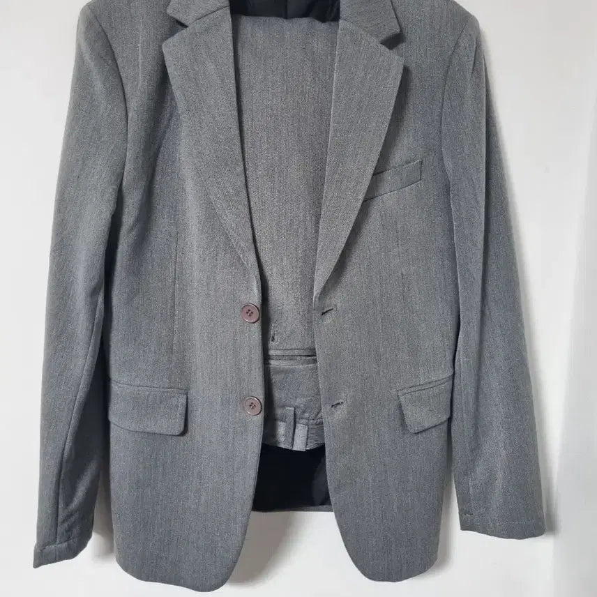 [BUNJANG] Men's Grey Suit Set 95/33 / 남자 정장 세트  셋업 그레이95/33