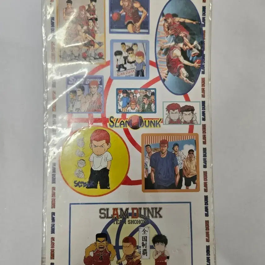 [BUNJANG] Slam Dunk Retro Vintage Stickers - 90s Stationery / 고전 문구 애니 슬램덩크 스티커 3 레트로 빈티지 스티커