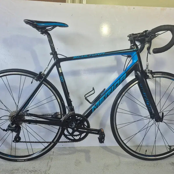 [BUNJANG] 2018 Merida Scultura 100 Road Bike - Black/Blue / 2018년형 메리다 스컬트라 100 블랙-블루 로드 자전거