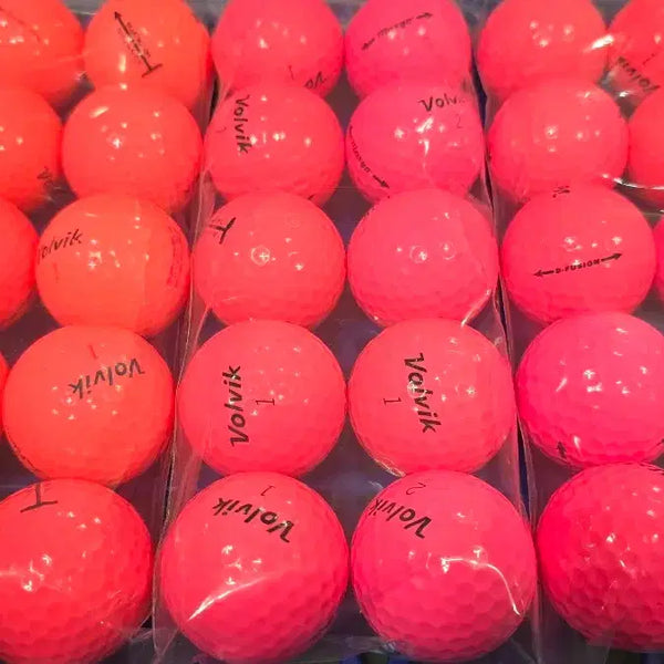 [BUNJANG] Volvik Pink Gloss Golf Balls (30-Pack) / 한정할인 A+급30개 볼빅핑크유광볼30개(A+급)로스트볼