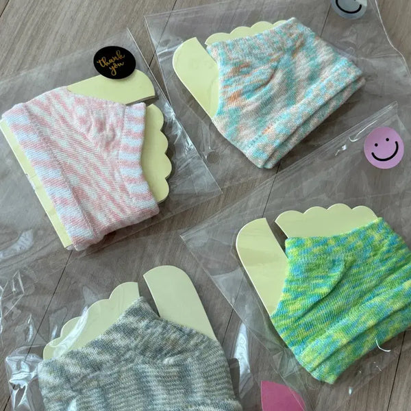 [BUNJANG] 4 Pair Set Foot Jewelry Socks / 새상품)쪼리양말 발등양말 4set 일괄