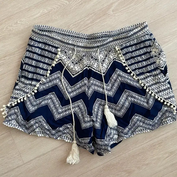 [BUNJANG] Rosebud Printed Shorts / 여름 나염팬츠