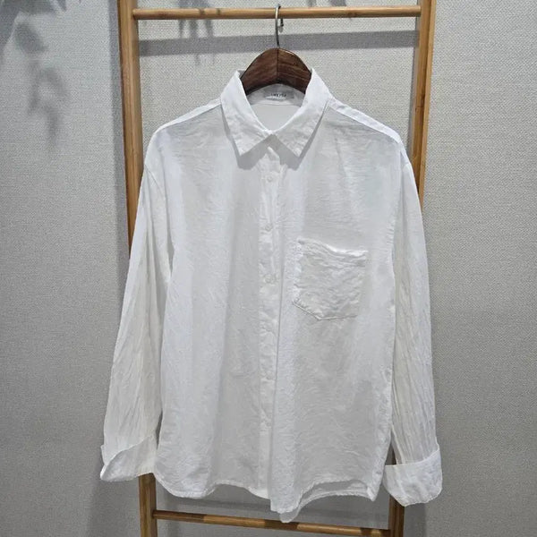 [BUNJANG] LikeU Cotton Blend Short Sleeve Shirt / 라이크유 셔츠