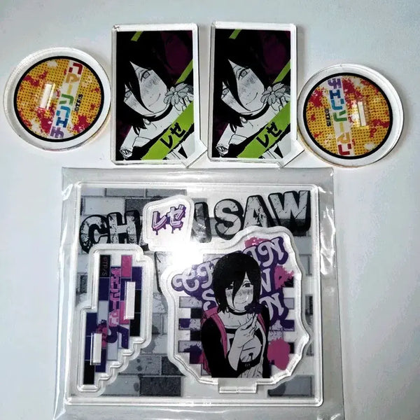 [BUNJANG] Chainsaw Man Rere Official Art Acrylic Diorama Bundle Set / 체인소맨 레제 원화 아크릴 디오라마 일괄 레제아크릴