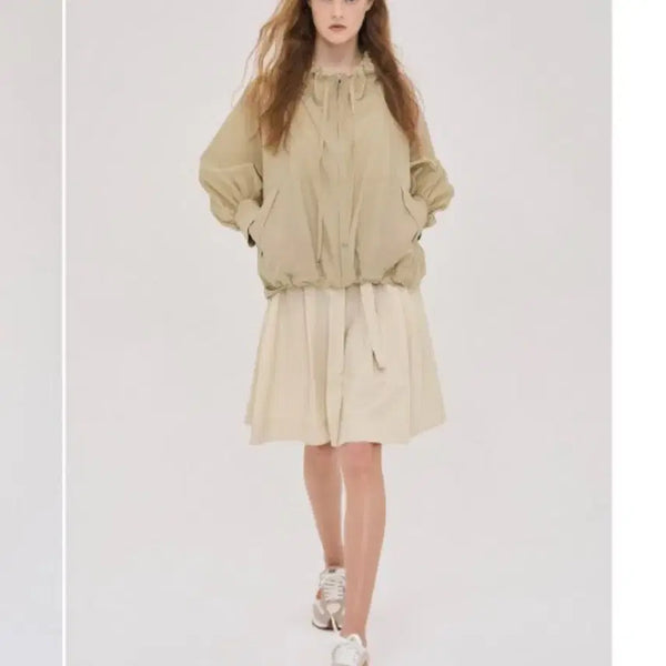 [BUNJANG] System Oversized Jumper Beige / 시스템 오버사이즈 점퍼
