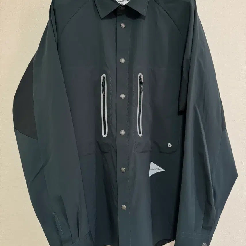 [BUNJANG] ANDWONDER Dark Green Tech Long Sleeve Shirt L / 앤드원더 다크그린 테크셔츠 롱슬리브 L