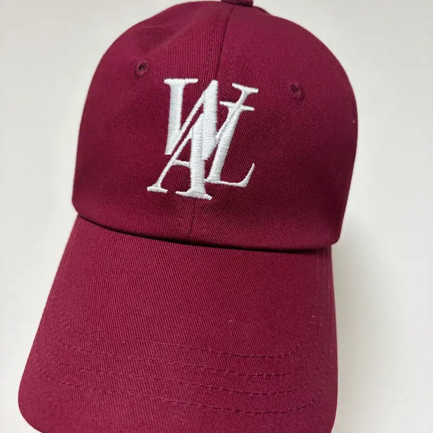 [BUNJANG] Wooalong Burgundy Ball Cap / 우알롱 버건디 볼캡