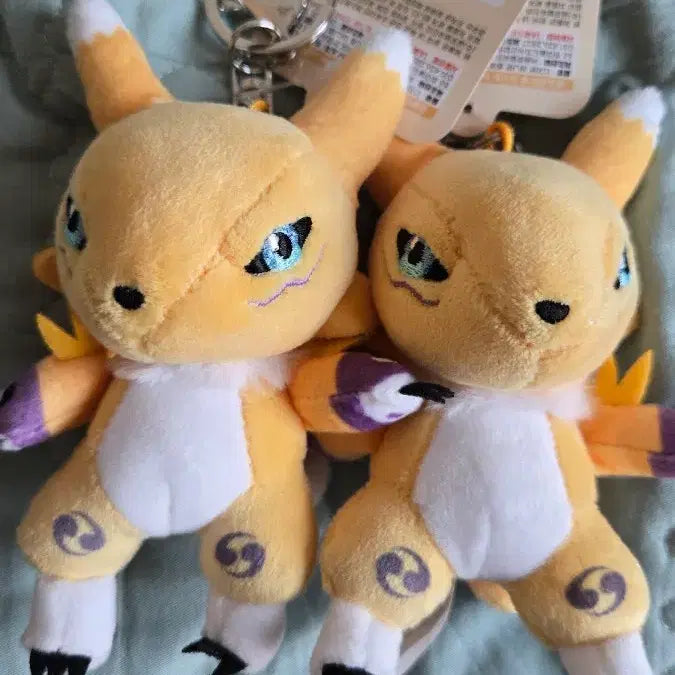 [BUNJANG] Digimon Renamon Plush Keychain / 레나몬 인형 키링