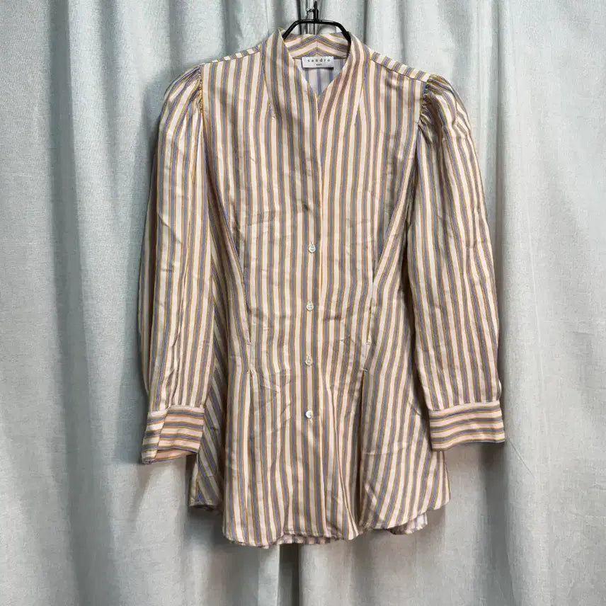 [BUNJANG] Sandro Striped Summer Blouse / S 산드로(Sandro) 스트라이프 여름 셔츠 블라우스