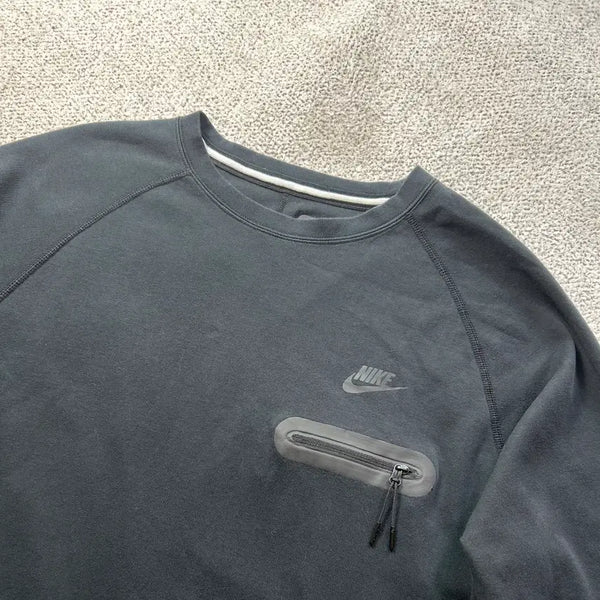[BUNJANG] Nike Tech Fleece Lightweight Long Sleeve Top Black XXL / 나이키 테크 플리스 라이트웨이트 롱슬리브 탑 블랙 XXL 110