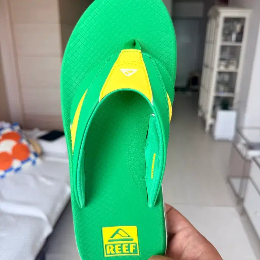 [BUNJANG] Reef Fanning Plus CJ9040-GREEN/YELLOW Sandals / 패닝 플러스 (0098890) CJ9040-GREEN/YELLOW