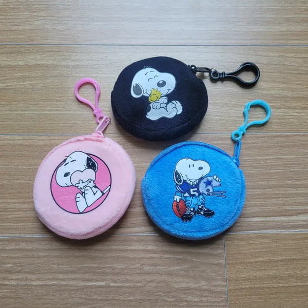 [BUNJANG] Snoopy Pouch Keychain Bundle Set / 스누피 미니파우치겸 키링 3종 일괄로 판매합니다.
