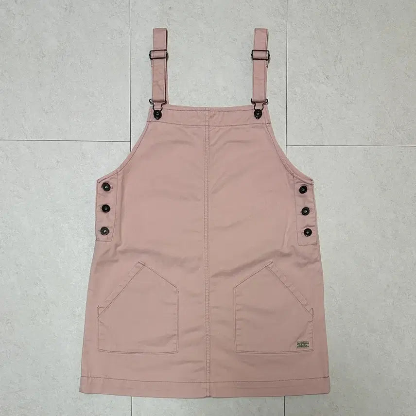 [BUNJANG] Baby Pink Overalls Skirt / 후아유 오버롤 스커트 멜빵 치마 베이비 핑크