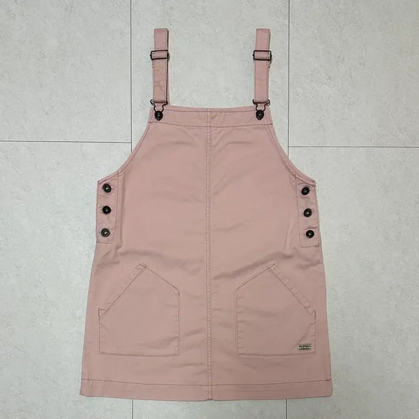 [BUNJANG] Baby Pink Overalls Skirt / 후아유 오버롤 스커트 멜빵 치마 베이비 핑크