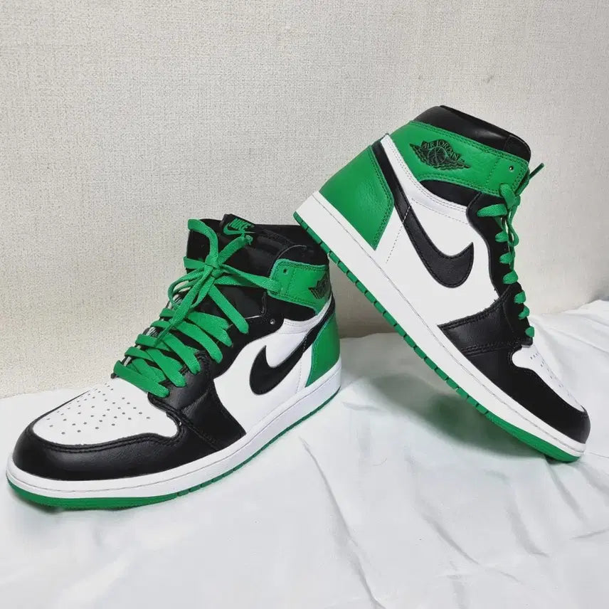 [BUNJANG] Air Jordan 1 Retro High OG Black Green / 에어조던 1 레트로 하이 OG 블랙 그린 275