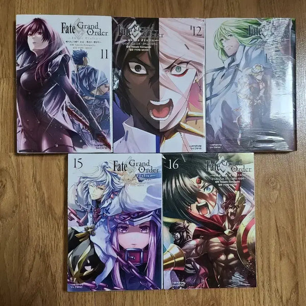 [BUNJANG] Fate/Grand Order: Turas Réalta 11, 12, 14, 15, 16 (First Edition, Sealed) / 페그오 투라스 레알타 11,12,14,15,16 초판 미개봉