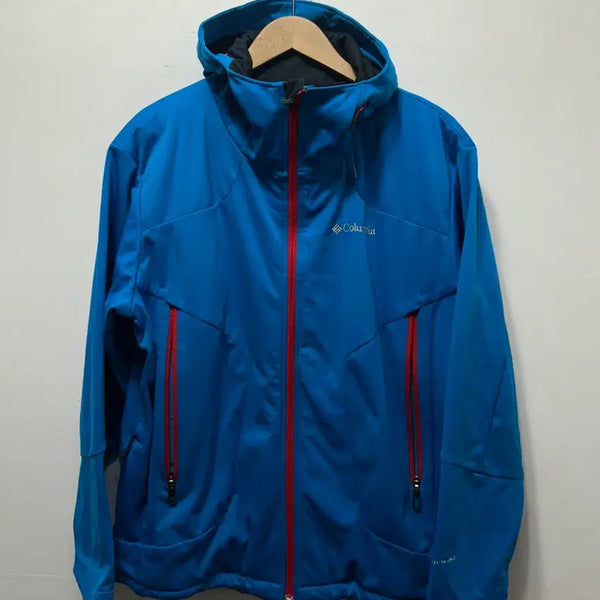[BUNJANG] Columbia Blue Windbreaker Jacket L / 컬럼비아 블루색 바람막이 자켓 L