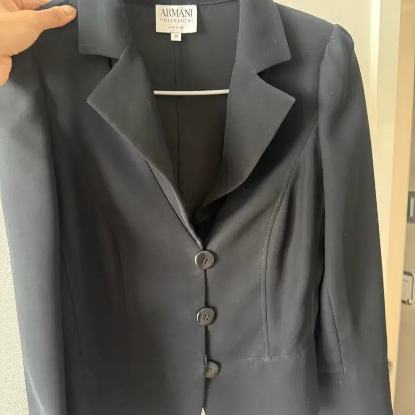 [BUNJANG] Giorgio Armani Collezioni Black Jacket / 아르마니 꼴레지오니 블랙 자켓