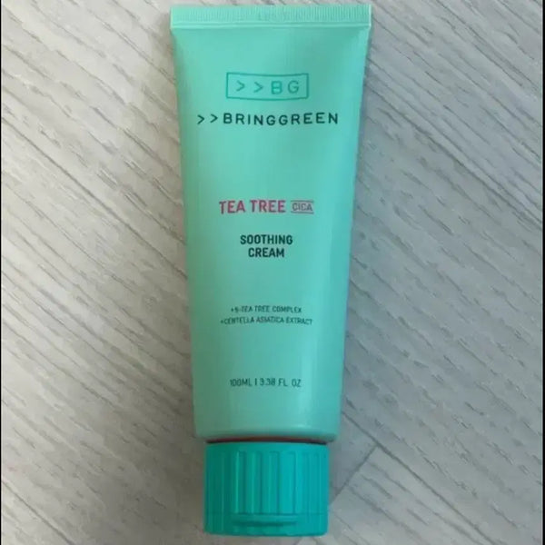 [BUNJANG] Bring Green Tea Tree Cica Soothing Cream 100ml / 브링그린 티트리시카수딩 크림(새상품)