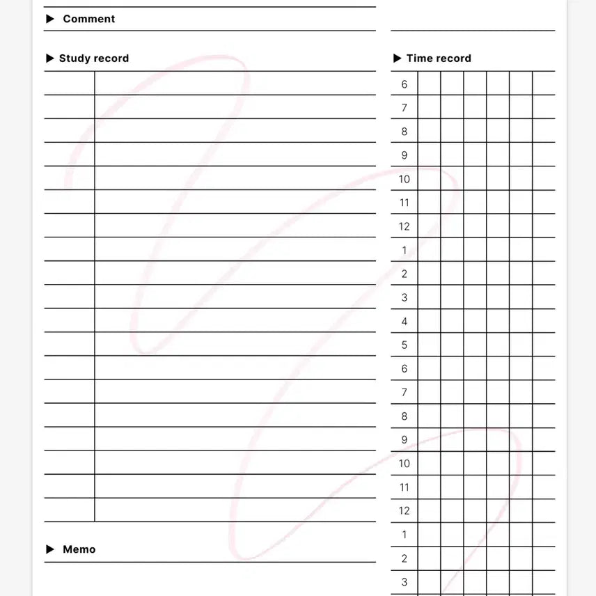 [BUNJANG] GoodNotes Study Planner PDF / 굿노트 스터디플래너 pdf