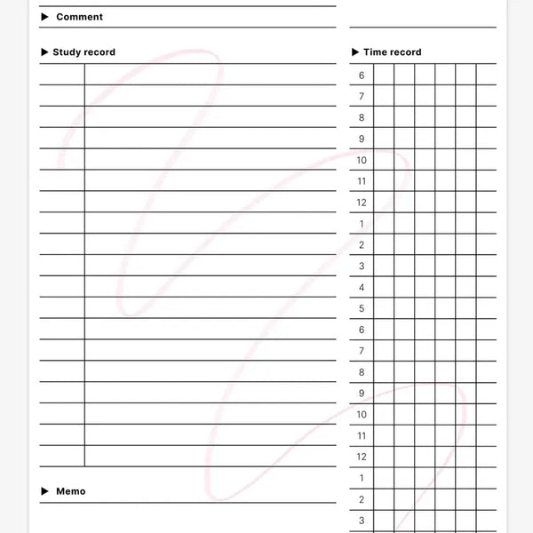 [BUNJANG] GoodNotes Study Planner PDF / 굿노트 스터디플래너 pdf