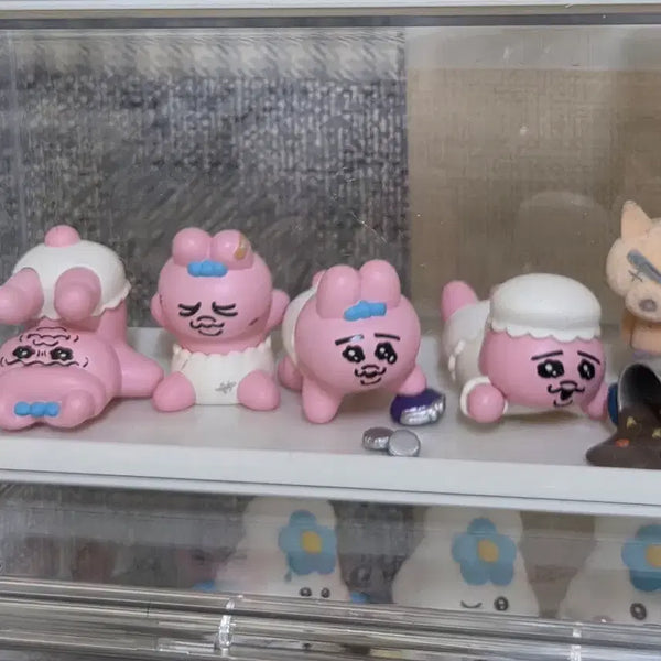 [BUNJANG] Ppangjju Rabbit Gacha Figure Set (4 Types) / 빤쮸토끼 가챠 피규어 전 4종 일괄