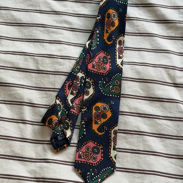[BUNJANG] Drakes Paisley Silk Tie / 드레익스(Drakes) 페이즐리 실크 타이