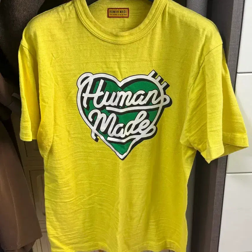 [BUNJANG] Human Made Color T-Shirt Yellow / 휴먼 메이드 컬러 티셔츠 옐로