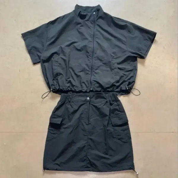[BUNJANG] Nylon Two-Piece Set / 나일론 투피스