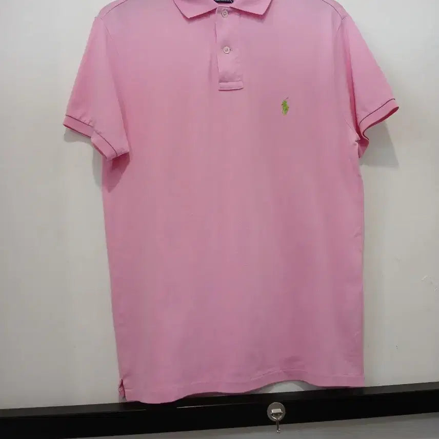 [BUNJANG] Polo Ralph Lauren Pink PK T-Shirt Size S / 폴로 랄프로렌 핑크색 PK 반팔티 S