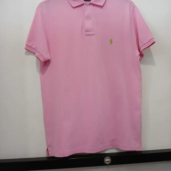 [BUNJANG] Polo Ralph Lauren Pink PK T-Shirt Size S / 폴로 랄프로렌 핑크색 PK 반팔티 S