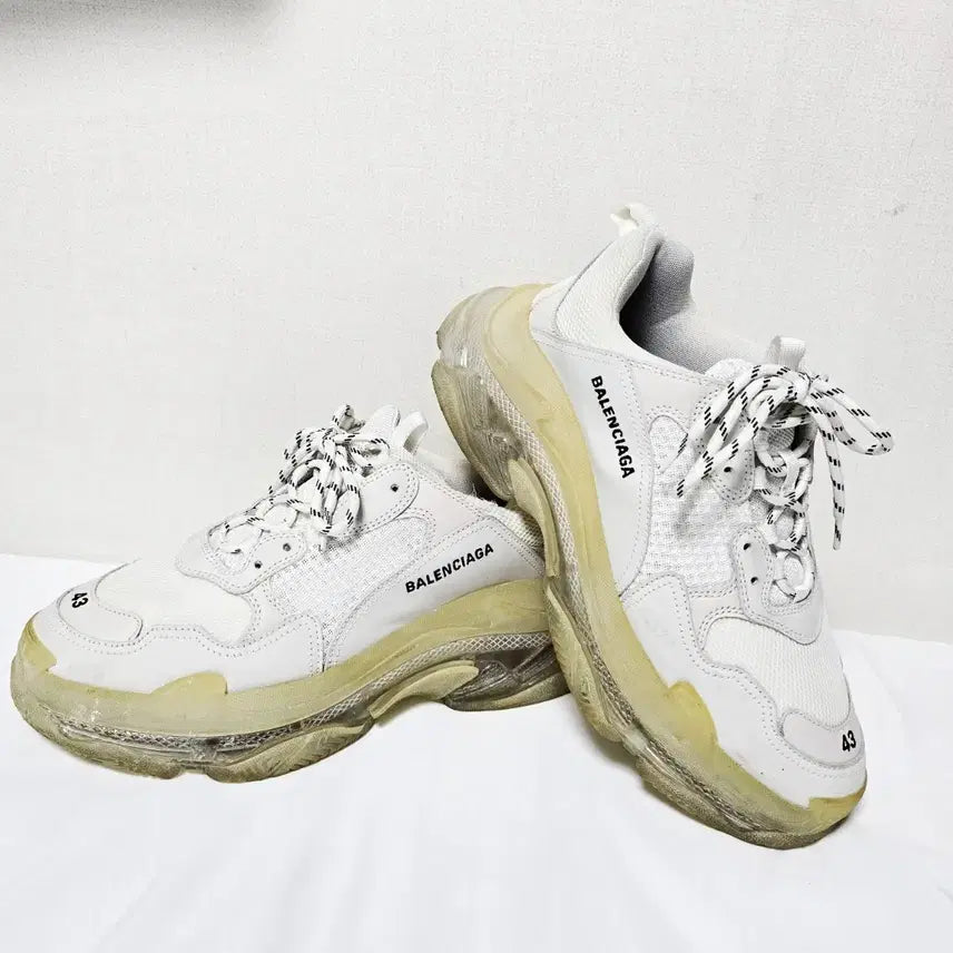 [BUNJANG] Balenciaga Triple S Clear Sole Sneakers / 발렌시아가 트리플 s 클리어솔 43 사이즈