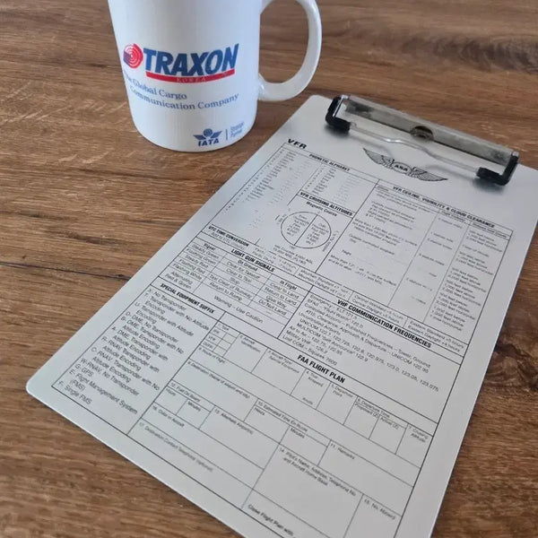 [BUNJANG] TRAXON KOREA Mug and Aviation Document Clipboard Set / TRAXON KOREA 머그컵 및 항공 서류 클립보드