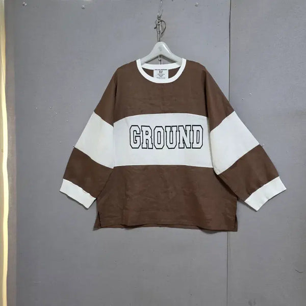 [BUNJANG] Linen Oversized Sweatshirt / 박시한 린넨 맨투맨 FF  n6805