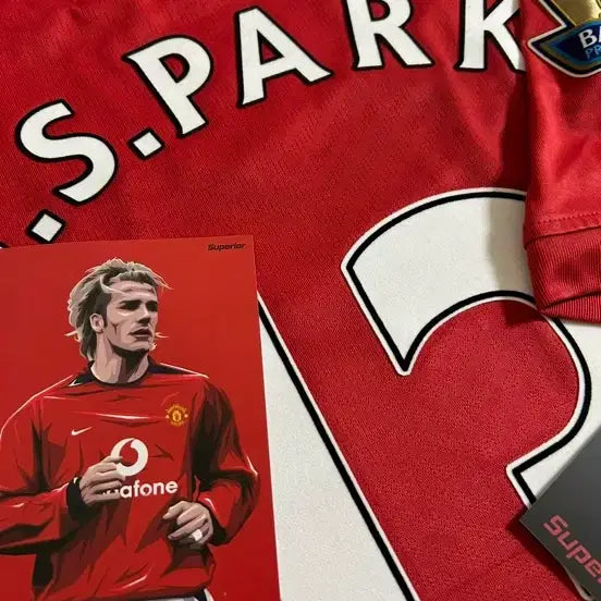 [BUNJANG] Manchester United Park Ji-Sung 2009/2010 Authentic Jersey with Golden Lion Patch / 맨유 박지성 유니폼 09/10 정품