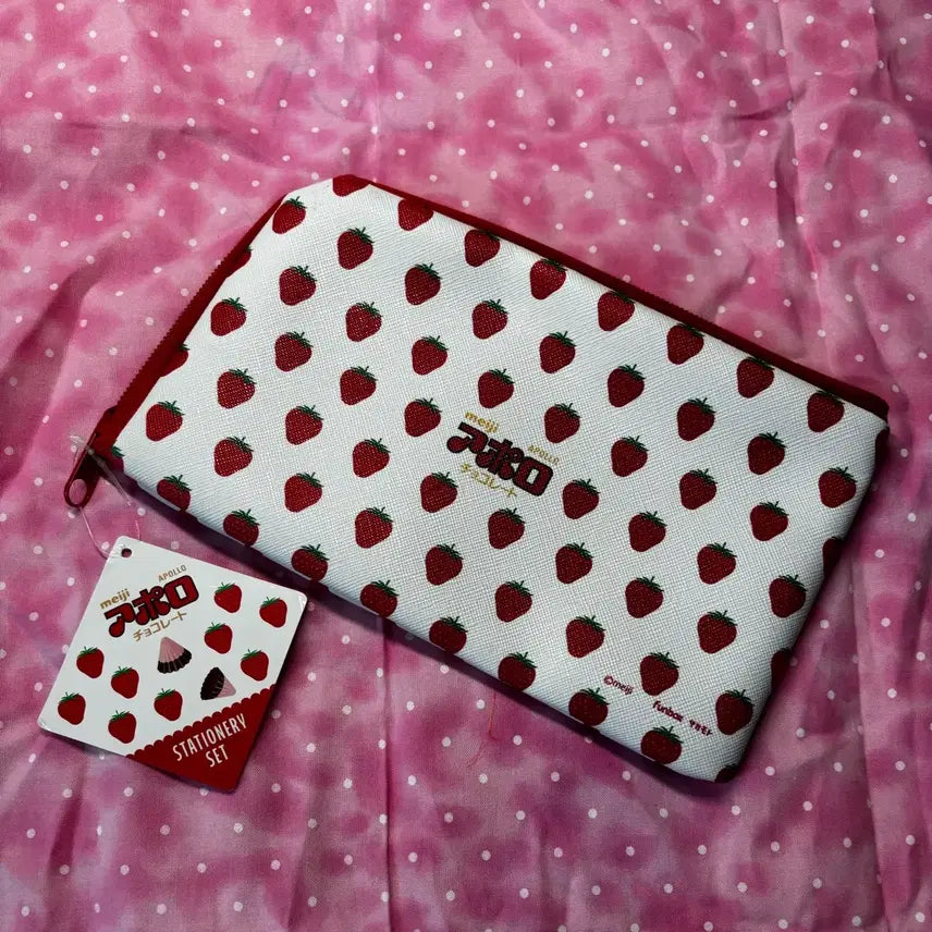 [BUNJANG] Apollo Strawberry Pouch / 아폴로 딸기 파우치