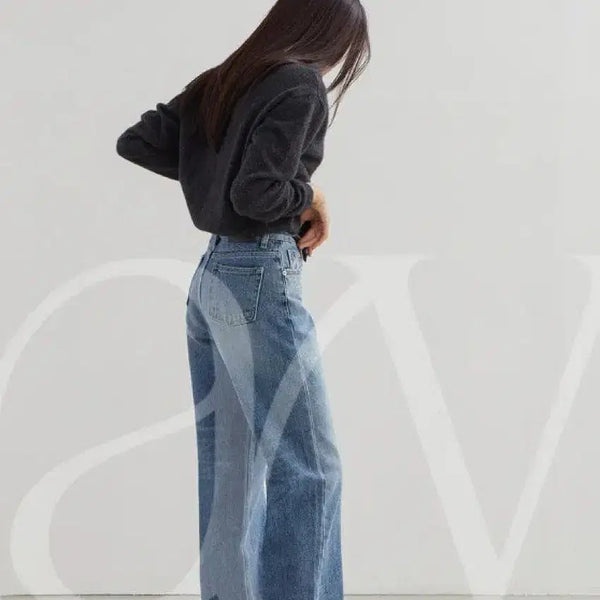 [BUNJANG] Hawa Limited Want Straight Denim / [실사O] 하와 hawa 리미티드 원트 스트레이트 데님
