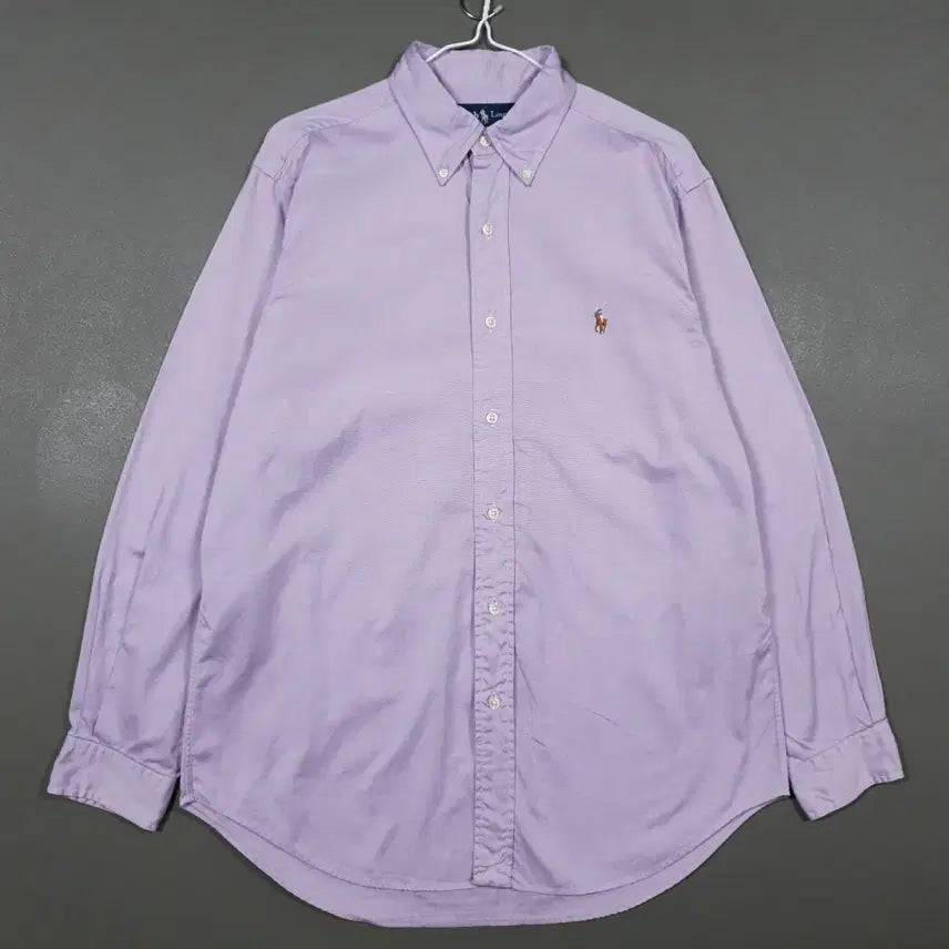 [BUNJANG] Polo Ralph Lauren Multi-Pony Oxford Button-Down Shirt Classic Fit Purple / 실측 XL) 폴로 랄프로렌 멀티포니 옥스포드 다운버튼 셔츠 클래식핏 퍼플