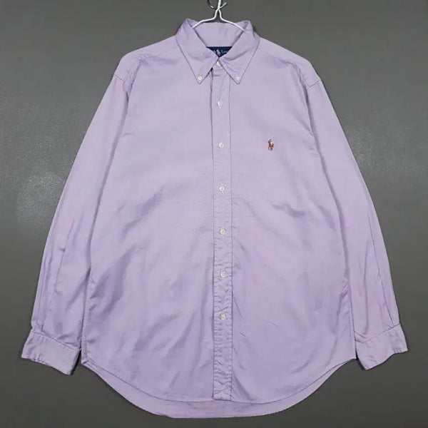 [BUNJANG] Polo Ralph Lauren Multi-Pony Oxford Button-Down Shirt Classic Fit Purple / 실측 XL) 폴로 랄프로렌 멀티포니 옥스포드 다운버튼 셔츠 클래식핏 퍼플