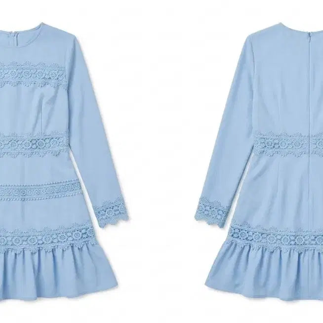 [BUNJANG] Kenneth Lady Sky Blue Dress / 케네스 레이디 하객원피스