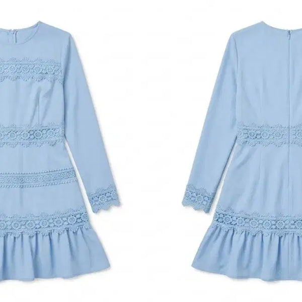 [BUNJANG] Kenneth Lady Sky Blue Dress / 케네스 레이디 하객원피스