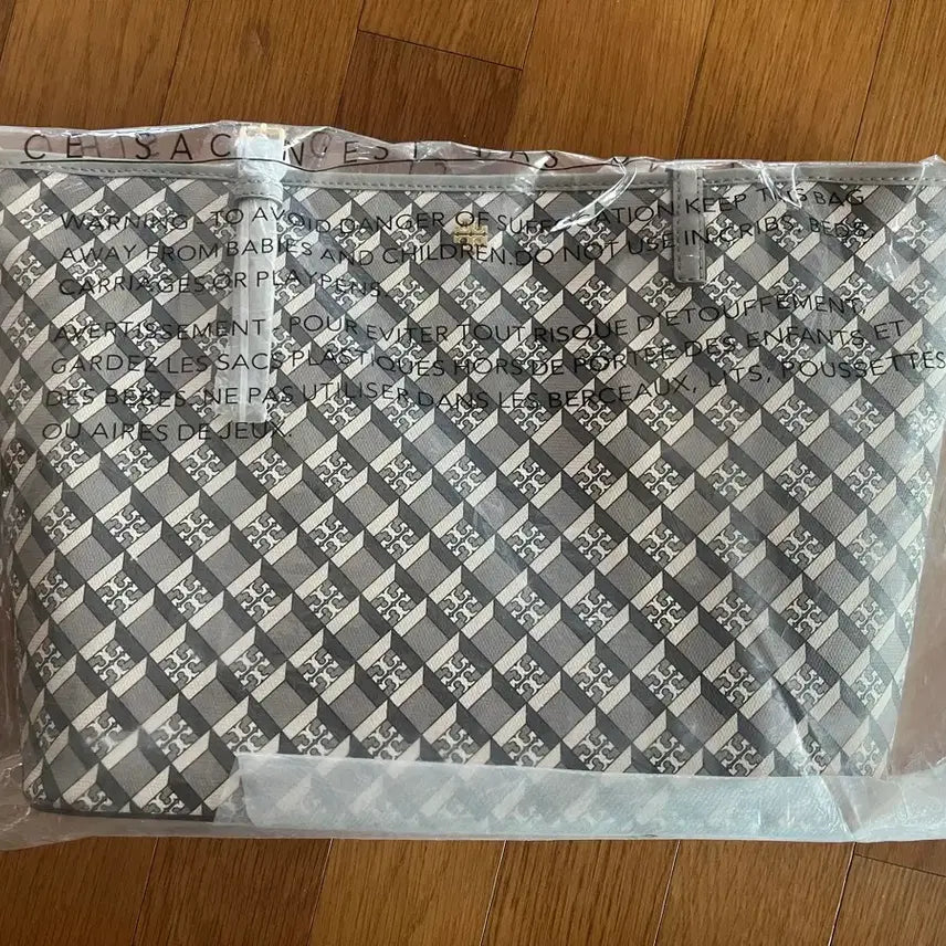 [BUNJANG] Tory Burch GEO Logo Mini Top Zip Tote Bag / 토리버치 GEO 로고 미니 집 탑 토트 가방