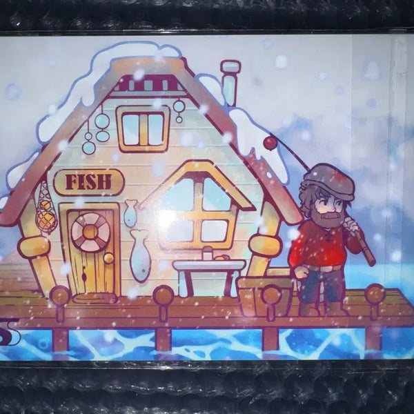 [BUNJANG] Stardew Valley Wally's Winter Wonderland Willy Acrylic Standee / 스타듀밸리 Wally's Winter Wonderland 윌리 아크릴