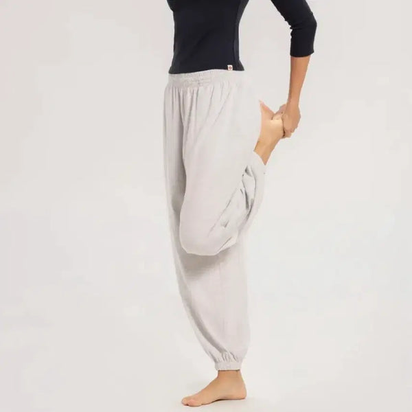 [BUNJANG] Budi Moodra Diagonal Jogger Pants, Melange Gray, L / 부디무드라 다이애그널 조거팬츠, 멜란지그레이 L, 1회 세탁