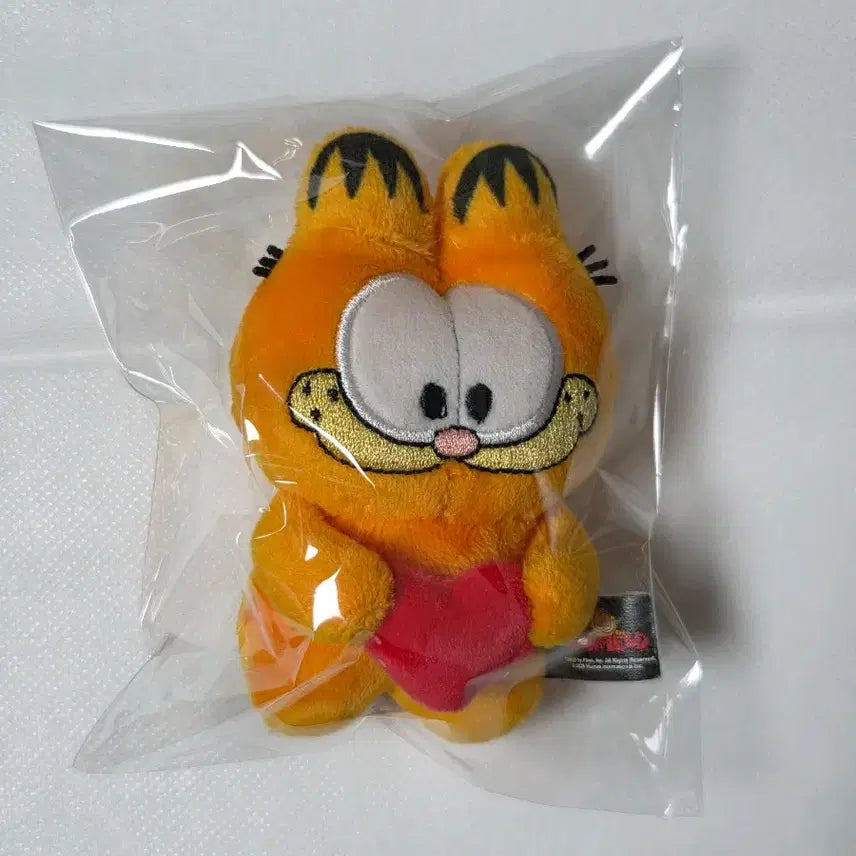 [BUNJANG] Garfield Heart Plush Keychain / 가필드 하트 인형 키링