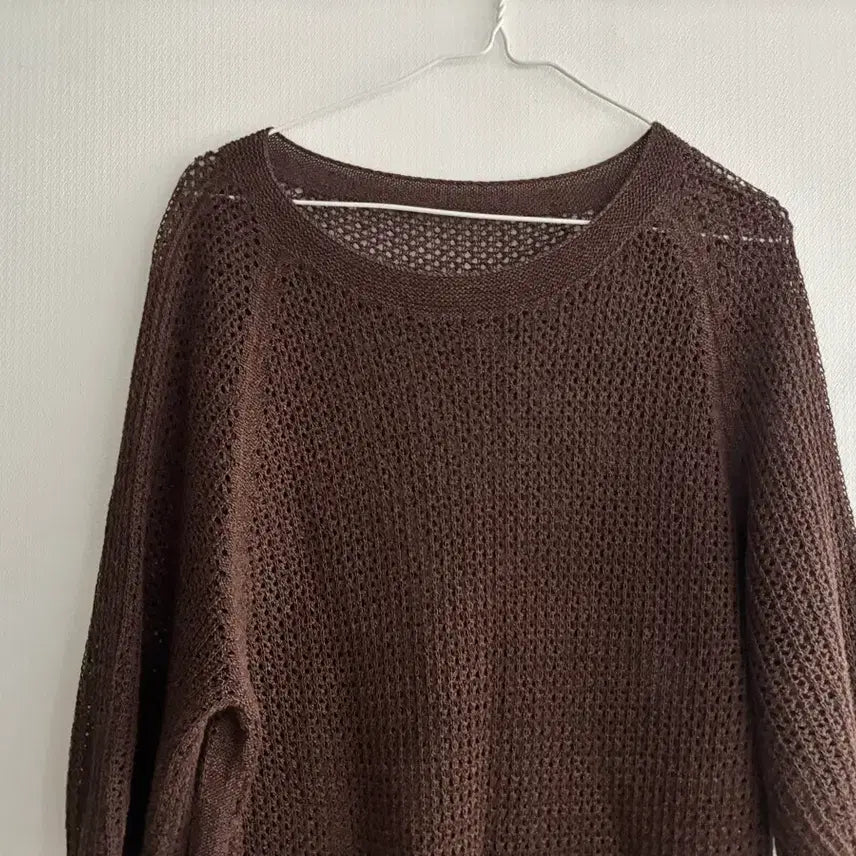[BUNJANG] Brown Knit Sweater / 니트 스웨터 브라운