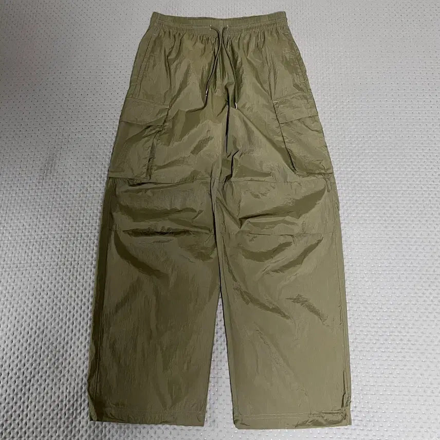 [BUNJANG] Code:graphy Nylon String Cargo Pants Olive M / 코드그라피 나일론 스트링 카고 팬츠 올리브 M